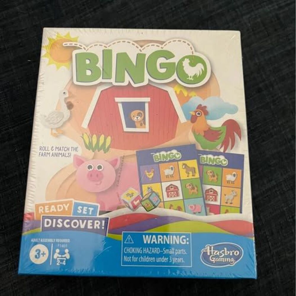 Hasbro Gaming Bingo Farm Animals Game